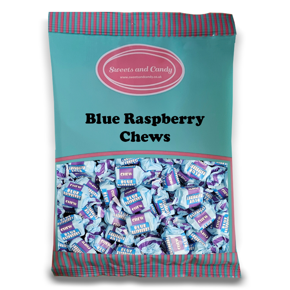 Blue Raspberry Chews 1kg Pick And Mix Sweets Retro Sweets Chewy