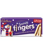 Christmas Chocolates - Cadbury fingers biscuits covered in white and milk chocolate