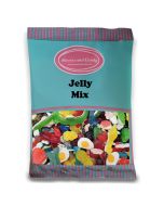 Jelly Mix - 1Kg Bulk bag of assorted retro, fruit flavour jelly sweets, in assorted shapes and sizes