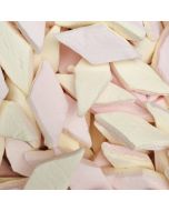 Retro Sweets - A 80g bag of diamond shape marshmallows, retro marshmallow sweets!