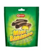 Mini Chocolate bananas in a 100g box