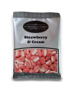 Strawberry and Cream - 1Kg Bulk bag of traditional boiled sweets with a strawberry and cream flavour.