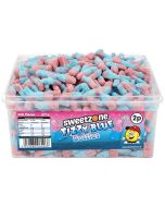 Sweetzone Fizzy Cola Bottles in a bulk plastic tub