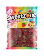 Retro Sweets - A bulk 1kg bag of Sweetzone Twin Cherries sweets