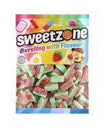 Retro Sweets - A bulk 1kg bag of Sweetzone Watermelon Slices sweets