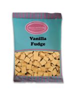 Bulk Sweets - Traditional cubes of creamy vanilla fudge in a bulk 1kg bag