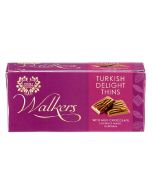 Christmas Sweets - Walkers Turkish Delight thins, Milk chocolate and Turkish delight in a gift box