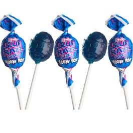 Blue Razz Blow Pops - 5 Pack - American Sweets - American Candy ...