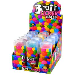 Brain Licker Balls - 12 Pack - Retro Sweets - Pick and Mix Sweets ...