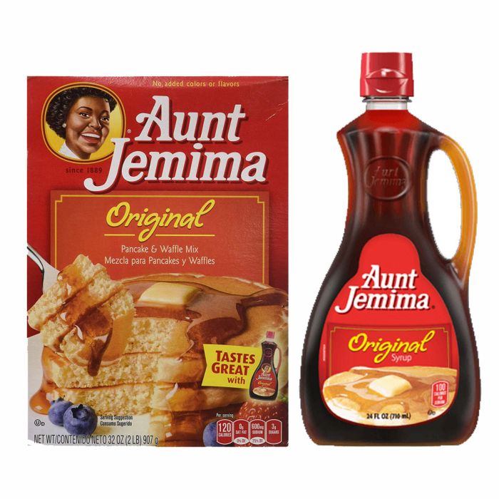 Aunt Jemima Variety Pack - Original Pancake Mix and Syrup - American Sweets  - American Cakes