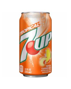 American Drinks - Tropical flavour 7up in a can
