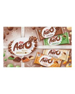 Christmas Sweets - Aero festive selection box with large Aero bars inside