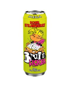 Brain Licker Drink - Sour strawberry flavour fizzy drink