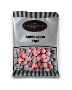 Bubblegum Pips - 1Kg Bulk bag of traditional small bubblegum flavour boiled sweets