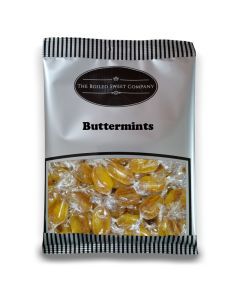 Buttermints - 1Kg Bulk bag of traditional mint flavour boiled sweets with a creamy butter taste.