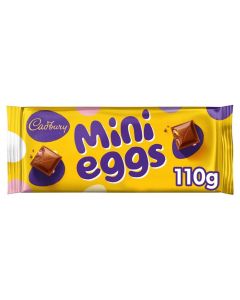 This Cadbury Chocolate Mini Eggs Bar is a delicious sharing bar that is made up of tasty Cadbury Dairy Milk chocolate that’s been stuffed with iconic Cadbury Mini Eggs.
