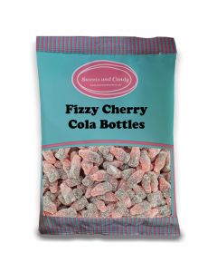 Pick and Mix Sweets - A bulk 1kg bag of fizzy cola flavour sweets shaped like bottles.