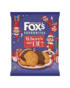 Christmas Sweets - Fox's elf on the shelf chocolate biscuits