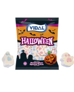 Halloween Sweets - 1kg bag of Ghost shaped vanilla marshmallows