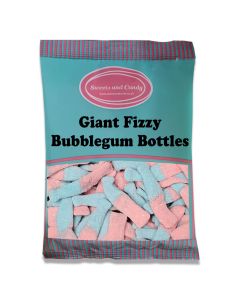 Giant Fizzy Bubblegum Bottles1kg - bulk 1kg bag of giant bubblegum flavour bottle sweets