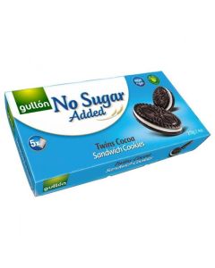 Gullon Twins chocolate sandwich biscuits with no added sugar