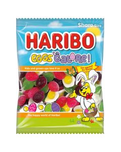 Retro Sweets - A 169g bag of Haribo jelly sweets in the shape of Easter eggs!