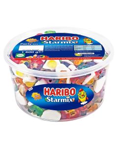 Haribo Starmix in a party size sweet tub!