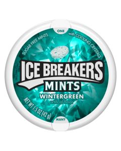 Ice Breakers Wintergreen - Wintergreen flavour mints from America