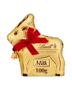 Christmas Chocolate - Lindt milk chocolate in a festive reindeer shape!