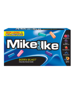 An American Theatre box full of Mike and Ike Berry blast flavour American Sweets