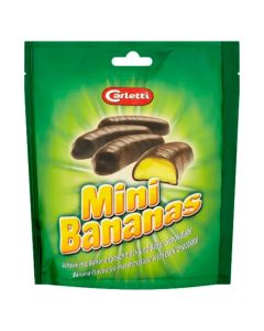 Mini Chocolate bananas in a 100g box