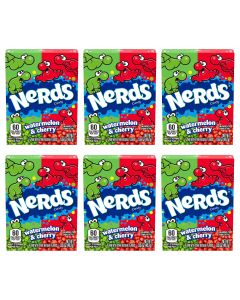 American Sweets - watermelon and cherry flavour Nerds, crunchy chewy American candy.