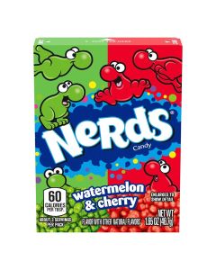 American Sweets - watermelon and cherry flavour Nerds, crunchy chewy American candy.