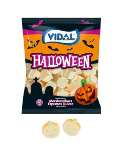 Halloween Sweets - A 1kg bag of Pumpkin shaped vanilla marshmallows