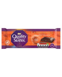 Quality Street Orange Crunch bar, inspired by the orange crunch sweets from quality street tins!
