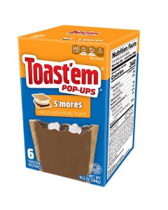 A box of Smores flavoured Pop Tarts, American sweets imported to the UK