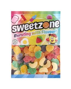 Retro Sweets - A bulk 1kg bag of Sweetzone fruit jellies sweets