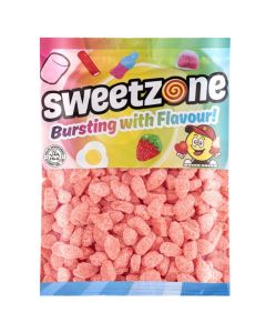 Retro Sweets - A bulk 1kg bag of Sweetzone Jelly Strawberry sweets