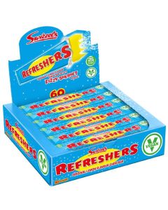 A pack of 60 original lemon flavour refreshers chew bars, the classic chewy retro sweets!
