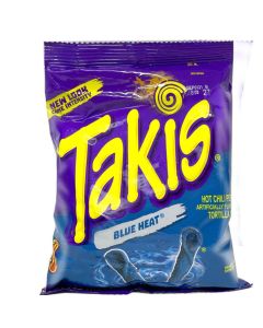 American Crisps - Blue heat Takis, the most intense flavour yet!