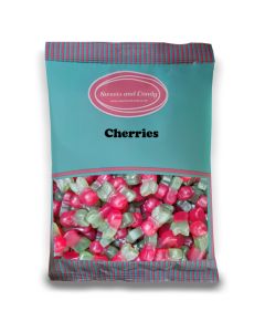 Vegan Cherries - 1Kg Bulk bag of vegan fruit flavour gummy sweets in the shape of a single cherry!