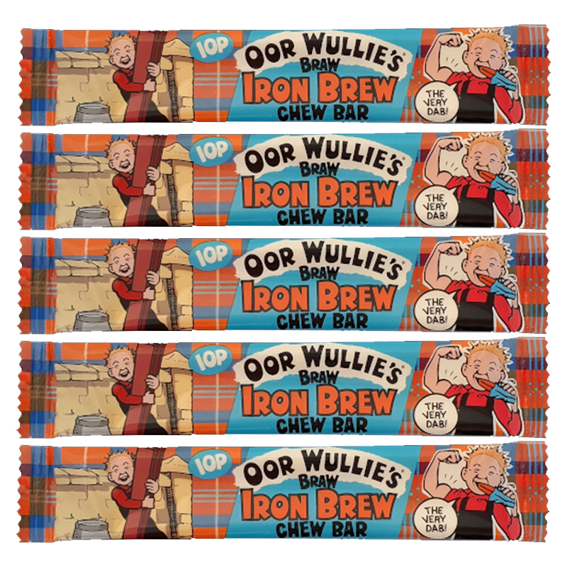 Oor Wullie’s Iron Brew Chew Bars - 10 Pack - Retro Sweets - Pick and ...