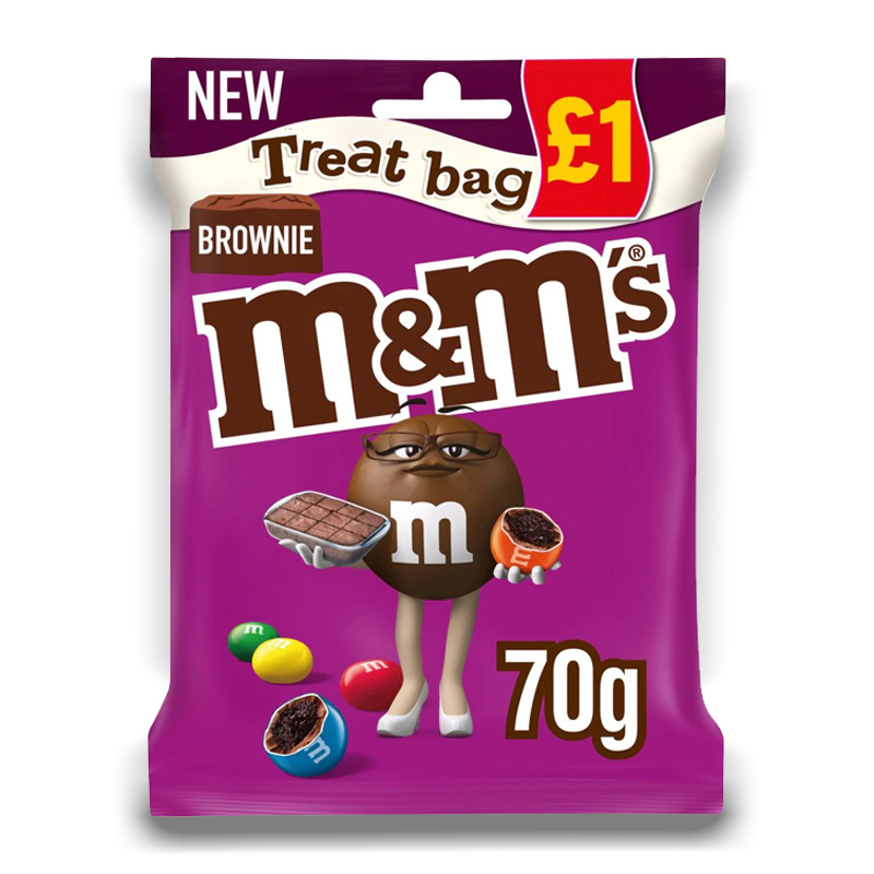 M&M's Brownie 70g - Retro Sweets - Pick and Mix sweets