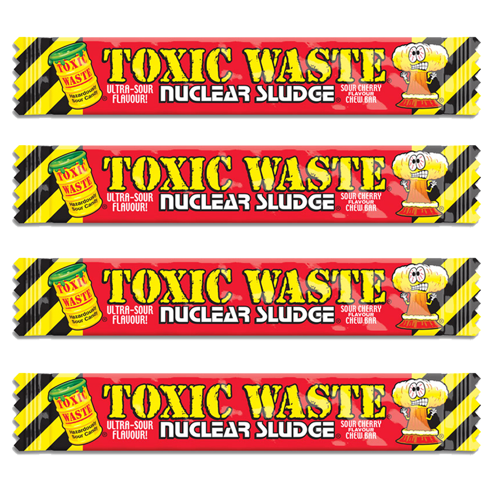 Toxic Waste Nuclear Sludge Chew Bar Sour Cherry (20g) (BBD 01/01/24)