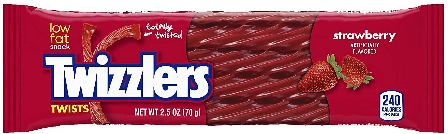 TWIZZLERS Twists Strawberry Flavored Chewy Candy Bulk Container, 105 pieces  / 33.3 oz - Fry's Food Stores