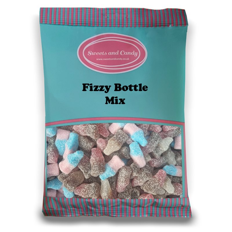 Vegan Fizzy Bottle Mix 1Kg - Pick And Mix Sweets - Retro Sweets - Fizzy ...