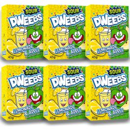 Dweebs Sour Lemonade and Apple 6 Pack - American Sweets - American ...