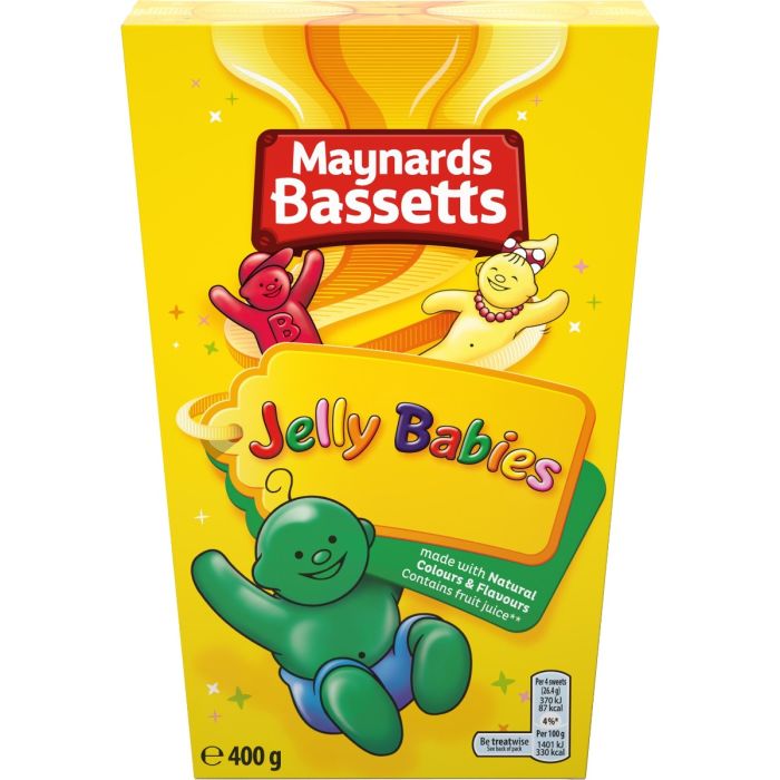 Bassetts Jelly babies Box 400g Boxed Sweets Boxed Chocolates