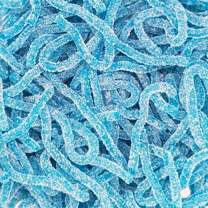 Fizzy Blue Raspberry Laces 200g Retro Sweets Pick And Mix Sweets