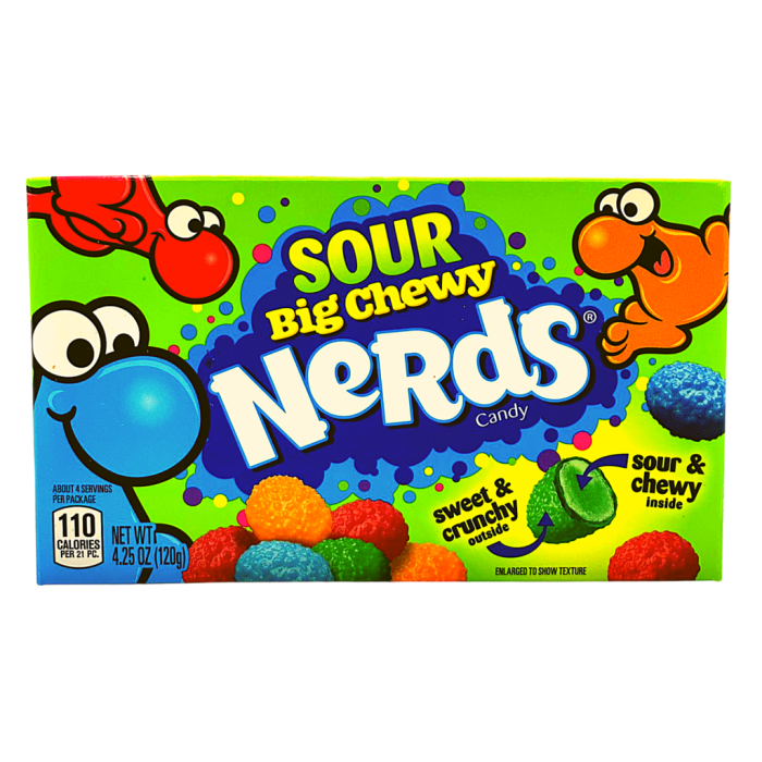 Sour Big Chewy Nerds Theatre Box - American Sweets - American Candy